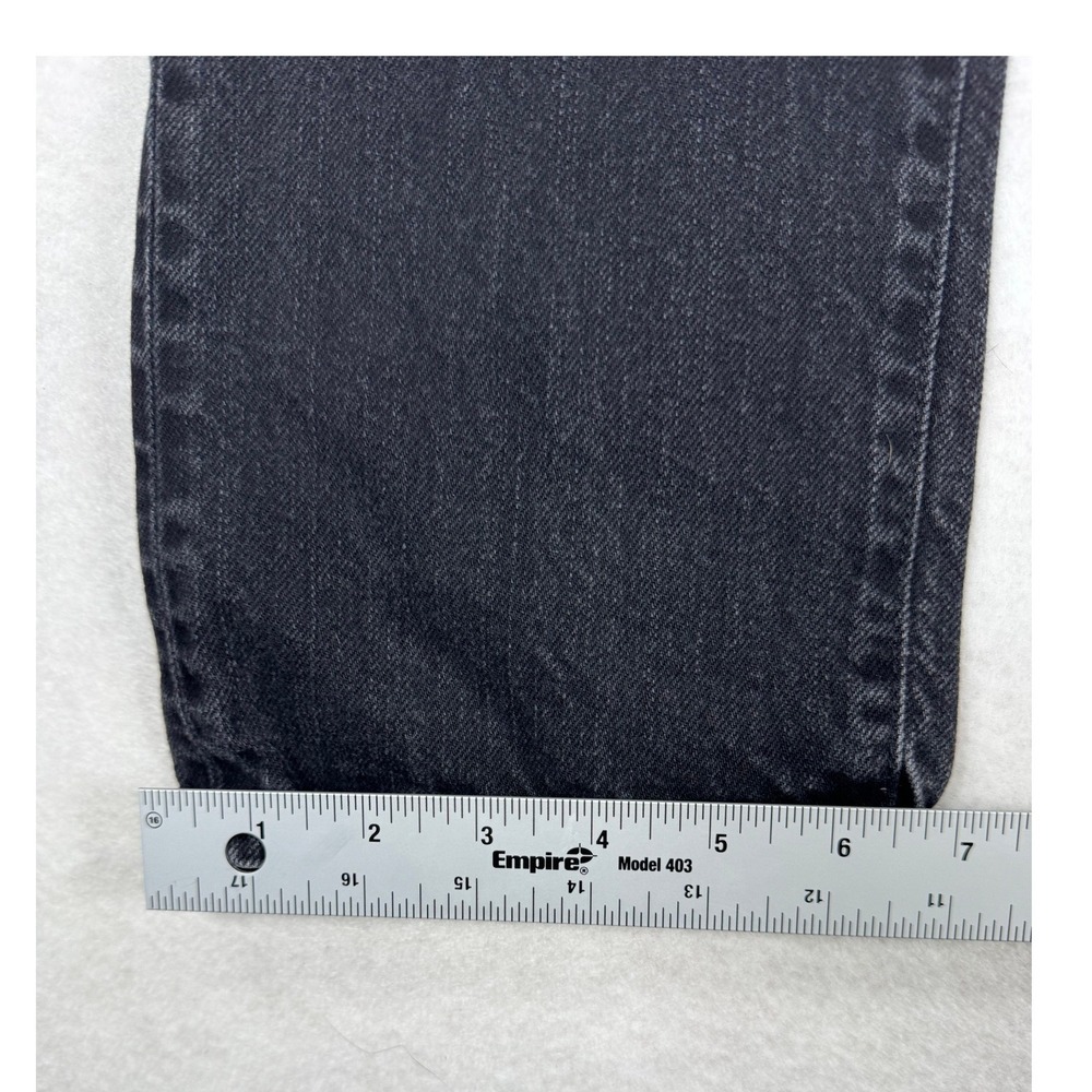 Peter Manning NYC‎ Mens Black Straight Leg Denim Jeans 31W 30L - Picture 3 of 8